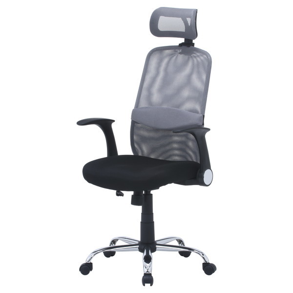 不二貿易 35426 ヘッド付アームアップチェア ARP-01 GY グレー メーカー直送