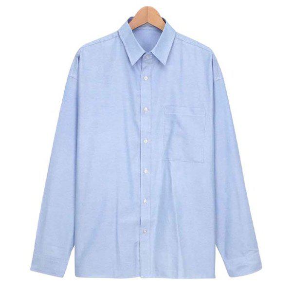 シャツ SBI037 3COLOR メンズカラー オーバーフィット ベーシックシャツ