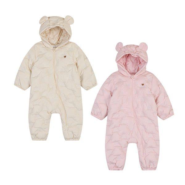 [冬の新作]ジェフシームレスダウン宇宙服(IVORY,PINK)_01R757503