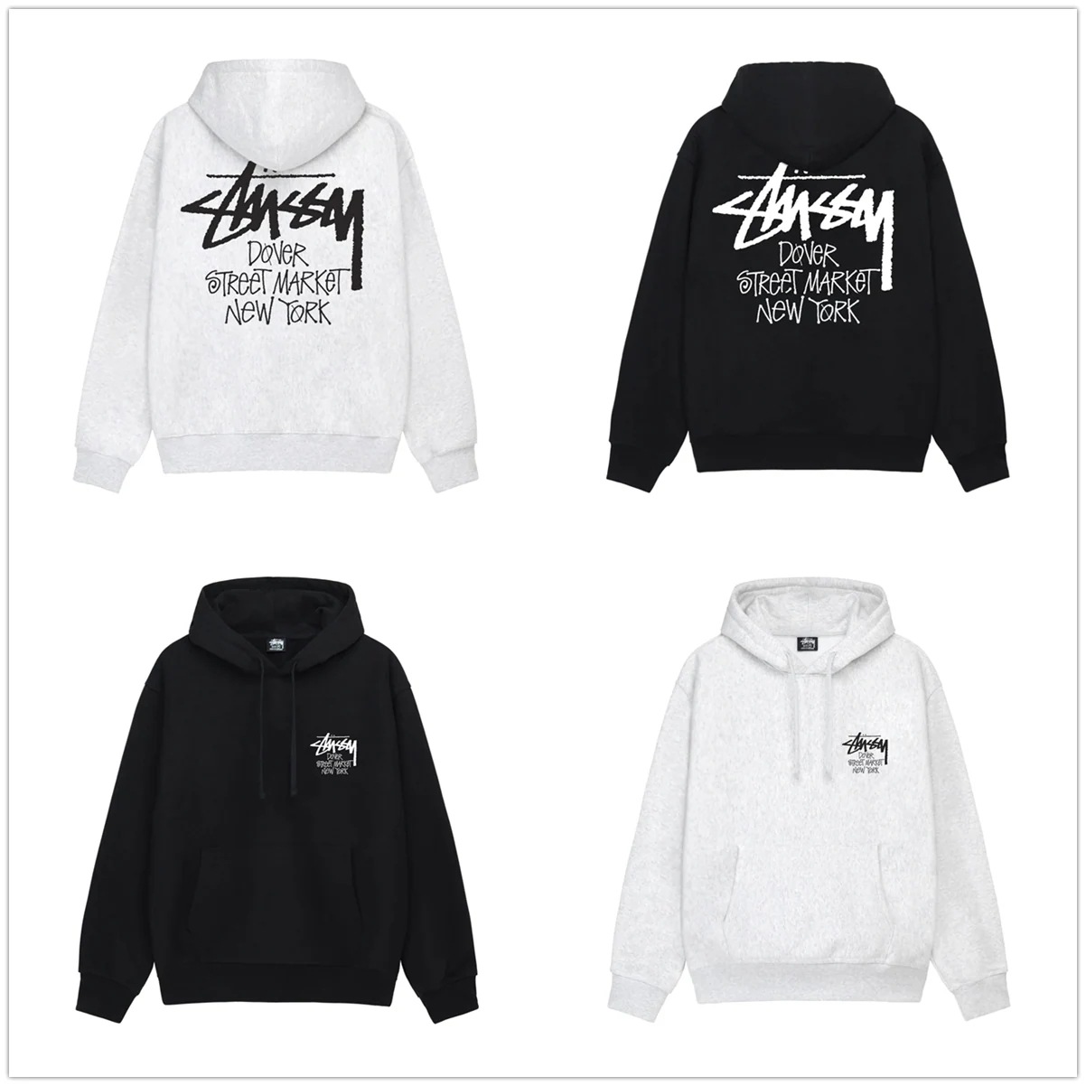 STUSSY STOCK DSM N.Y. HOOD HOODIE 裏起毛 パーカー 3923819 [並行輸入品]