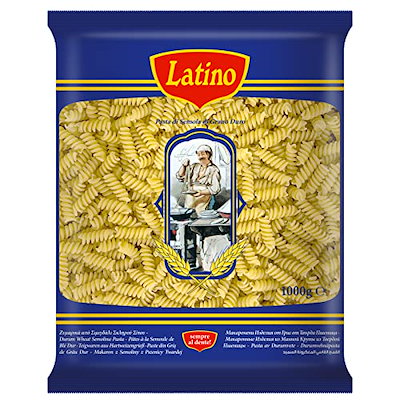他サイト： Latino(ラティーノ) フィシリ ショートパスタ 1kg 大容量 業務用 [ パスタ デュラム小麦100% ギリシャ産 フジッリ ]の商品画像