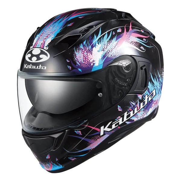 オージーケーカブト バイクヘルメット KAMUI-3 LEIA レイア ブラック XLサイズ KAMUI3LEIABKXL