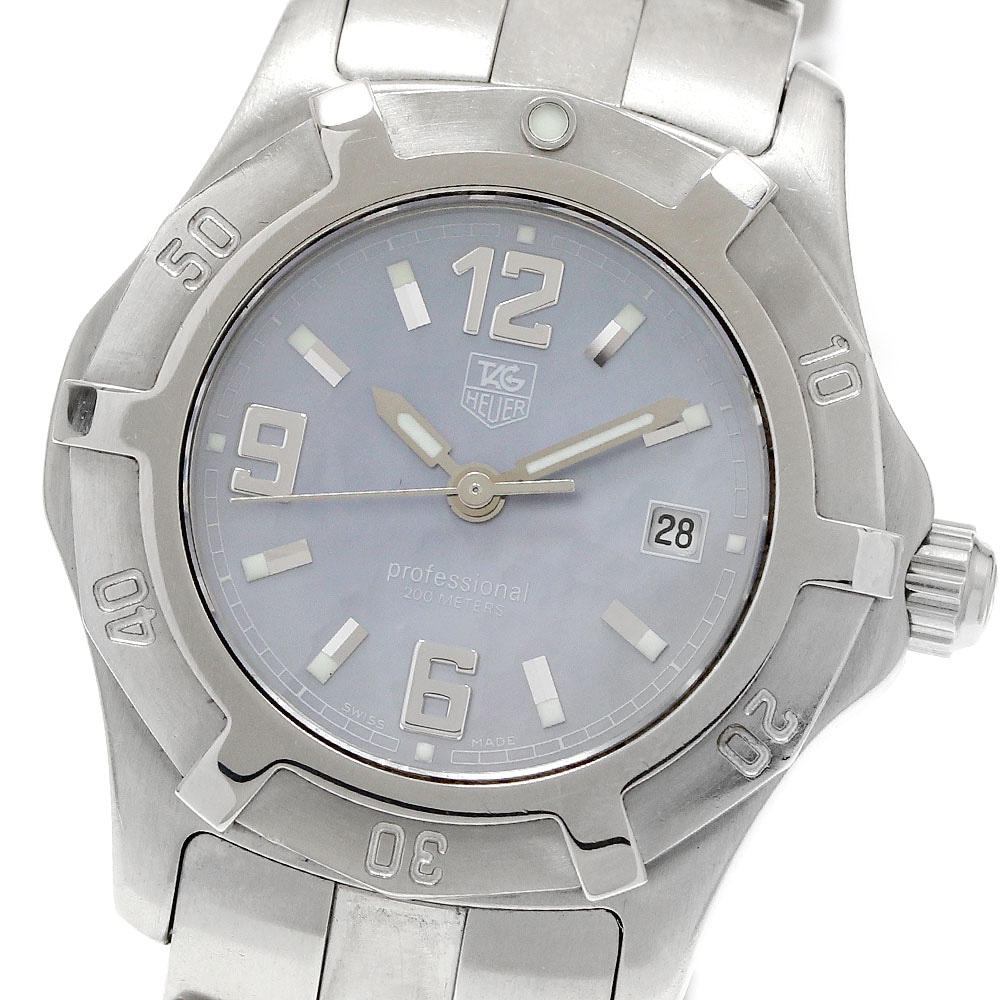 タグホイヤー TAG HEUER WN1318.BA0333 エクスクルシーブ デイト クォーツ レディース 保証書付き_953656【中古】