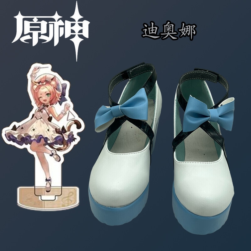 原神 交響曲コンサートシューズ 靴 ブーツ 二次元コミック展示少女ロリパフォーマンスシューズ 4,856円