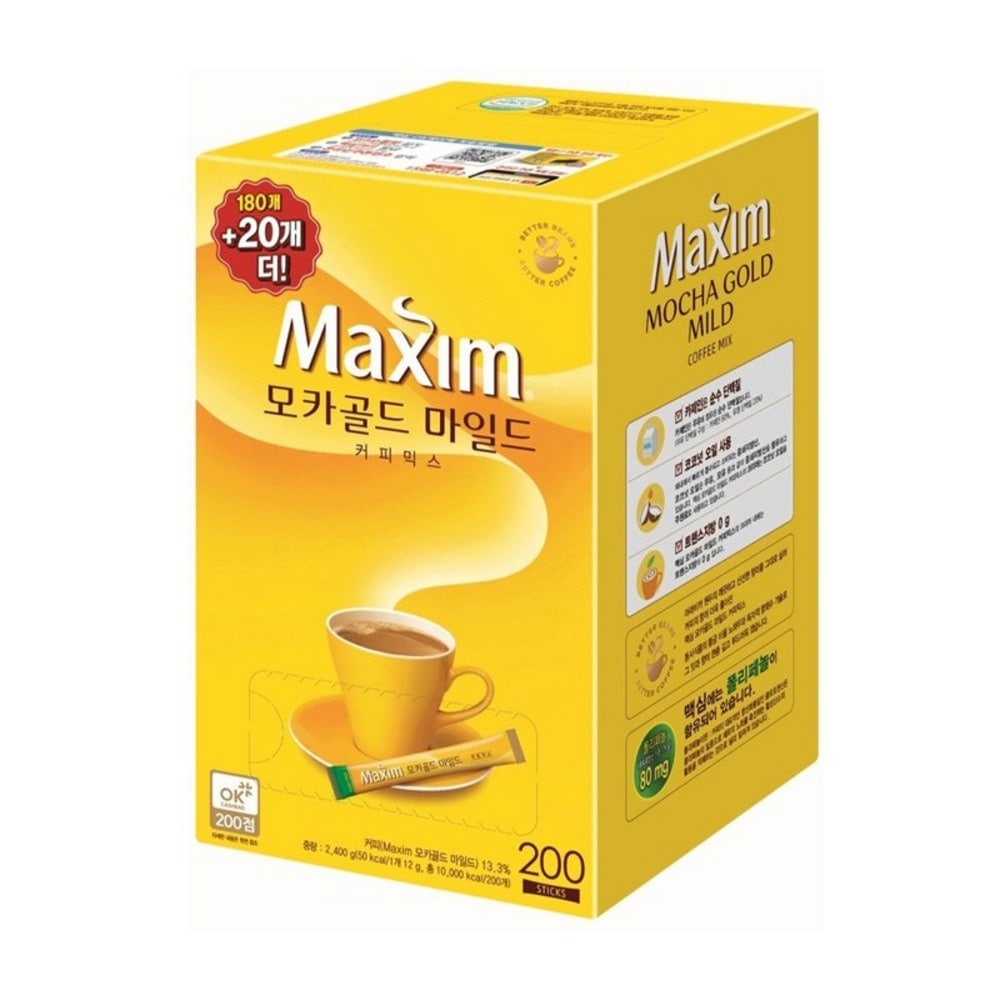 マキシムコーヒー 韓国 モカゴールド200本