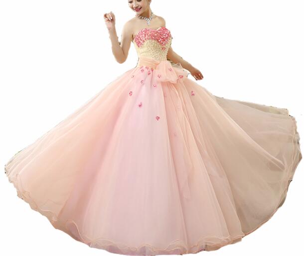 ウェディングドレス　イブニングドレス　美品　パーティードレス 　カラードレス　結婚式　演出　披露宴