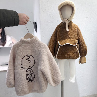 冬の子供服、韓国の男の子と女の子ベルベットジャ...のサムネイル