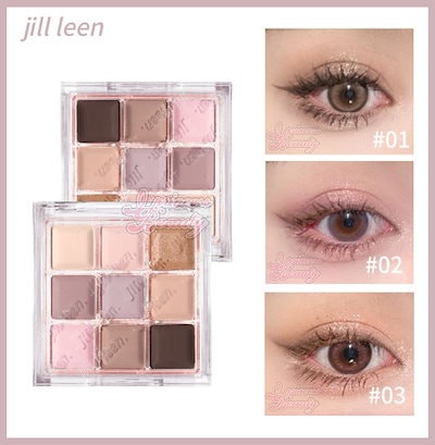 アイシャドウ 123456 Qoo10] jill leen. チョコレート 9色 アイシャドウ アース : ポイント