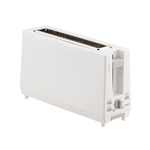ツインバード ポップアップトースター 2枚焼き 950W コンパクト 焼き色調節機能 薄型11cm