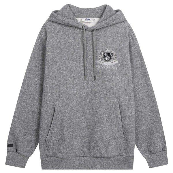 [N244TH041P] エンブレム刺繍ヘビーフードTシャツ