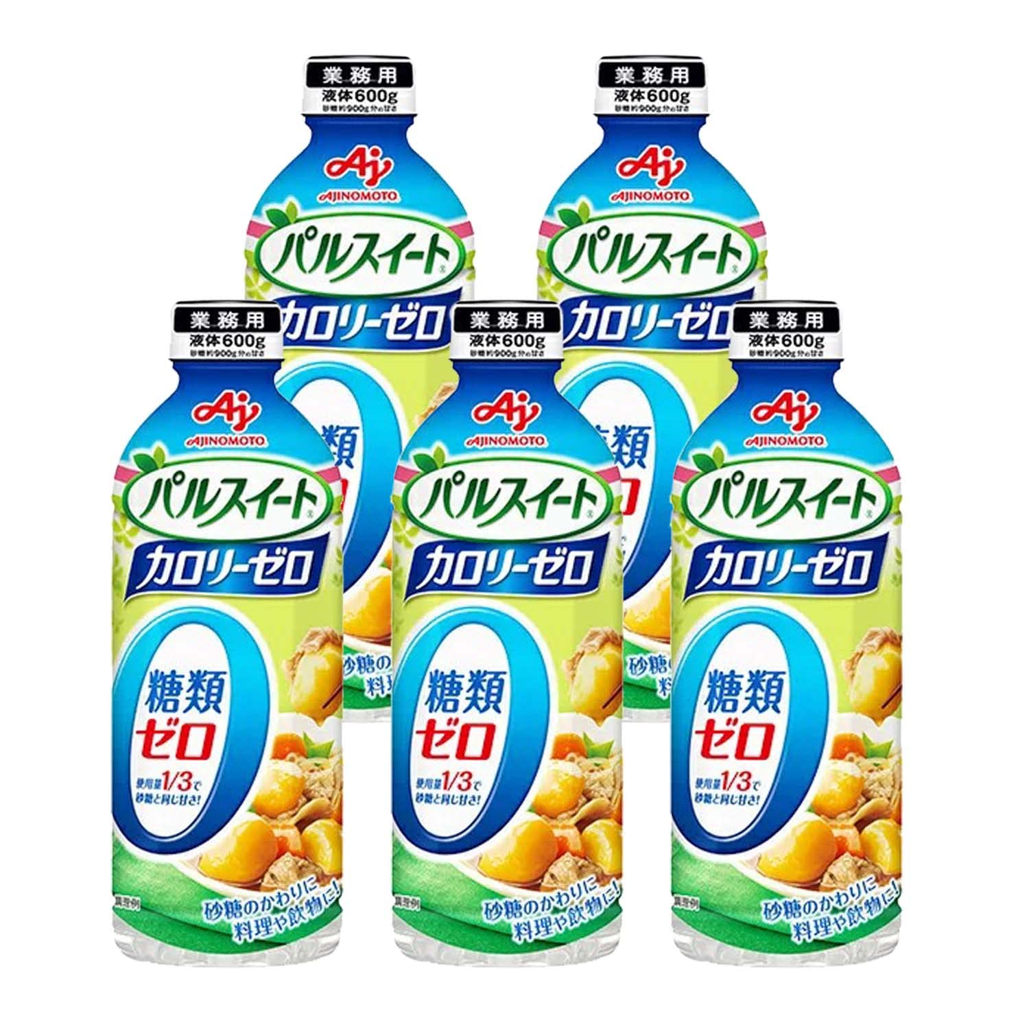 味の素 パルスイート カロリーゼロ（ 液体タイプ / 600g×5本セット）糖類ゼロ 糖質オフ 低カロリー 甘味料 カロリーコントロール/ 使用量1/3で砂糖と同じ甘さ/エリスリトール