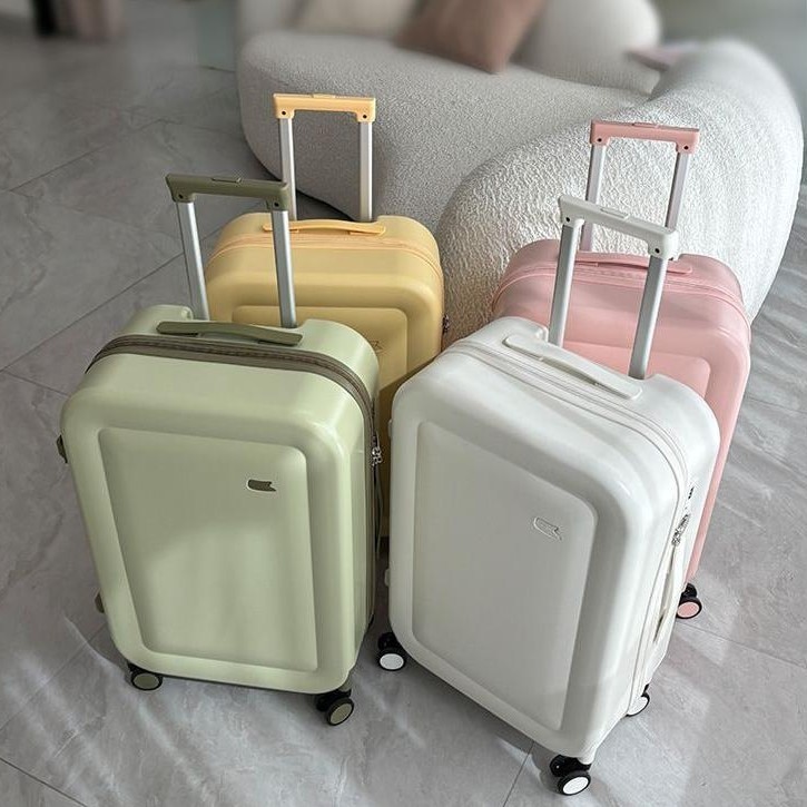 女性用高価値トロリースーツケース 20インチキャビンスーツケース 24 新 26 大容量学生パスワード旅行スーツケースレザー