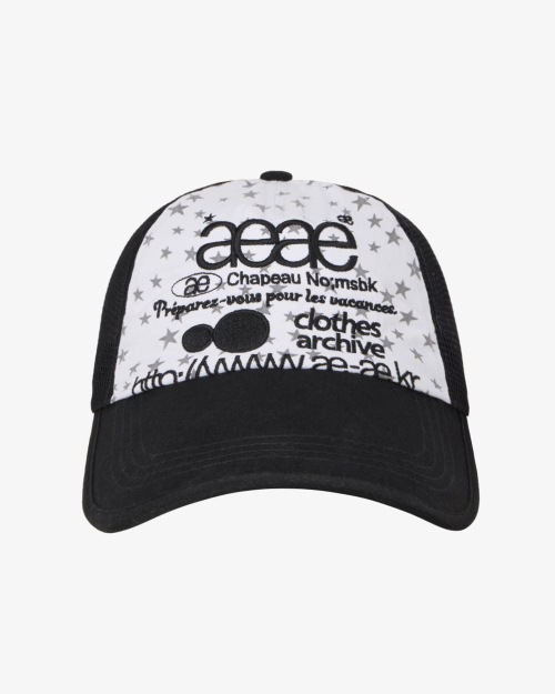 【AEAE】 WEB LOGO STAR MESH CAP [BLACK] キャップ 正規品