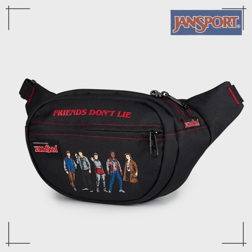 JANSPORT公式 ウエストバッグ Peoples ABNEW RMX FRIENDS BLACK