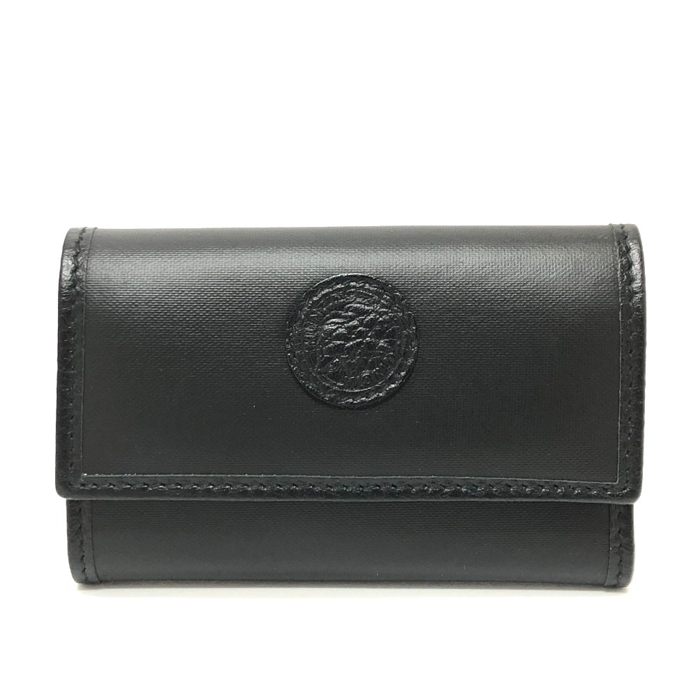 HUNTING WORLD ハンティングワールド キーケース 6連 ロゴ ６連キーケース PVC/レザー ブラック