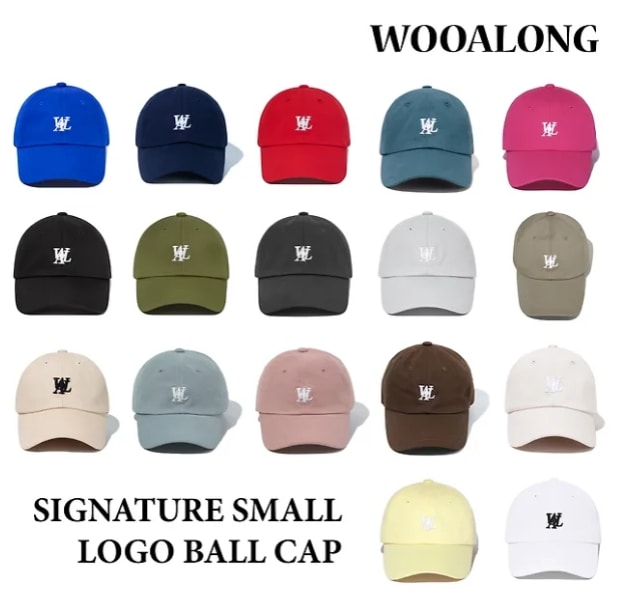 ウアロン スモールロゴ キャップ[ITZY イェジ,TXTヨンジュン,キムスヒョン,SHINee オニュ,LE SSERAFIM カズハ着用] Signature Small Logo