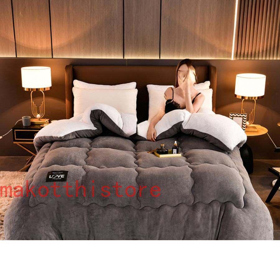 掛ふとん フィットキルトで更に暖か 厚め 掛布団 あたたかい 吸湿・放湿性 水洗い加工 速乾性 吸水通気 暖かさ 肌掛け布団 軽くて暖か 220*240cm シープボア 5,489円