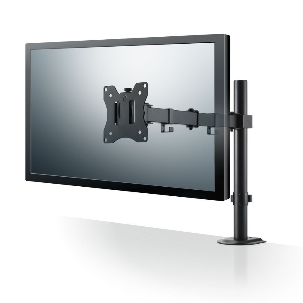 エレコム モニターアーム クランプ＆グロメット式 17～32インチ対応(シングルアーム/ロング)（ブラック） DPASN01BK 5,621円