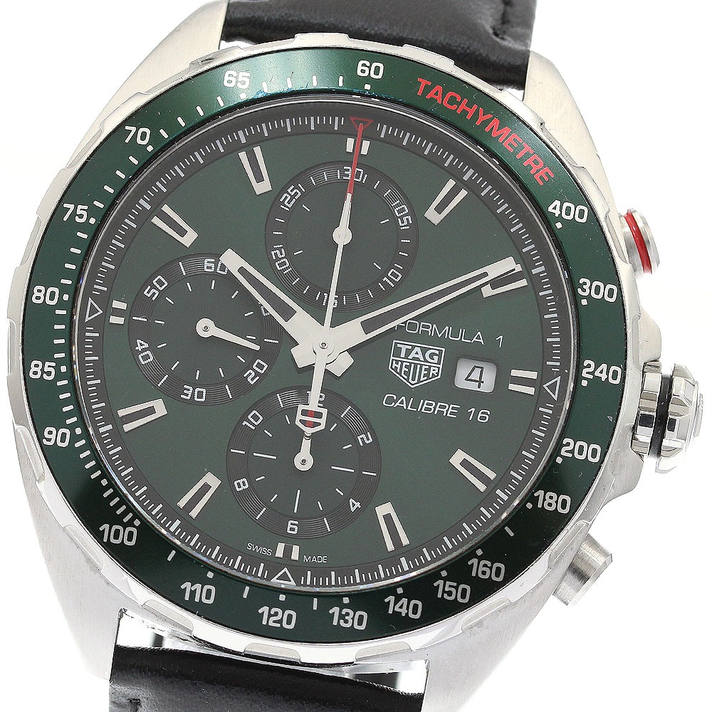 タグホイヤー TAG HEUER CAZ2016 フォーミュラー1 クロノグラフ キャリバー16 自動巻き メンズ 箱・保証書付き_933763【中古】