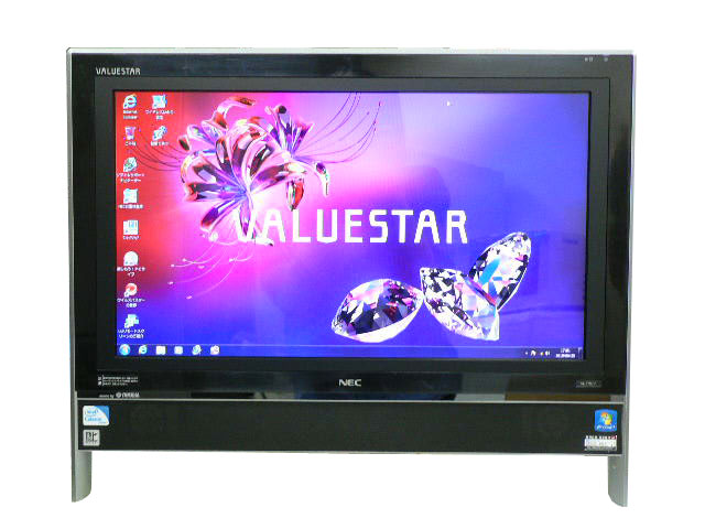 NEC デスクトップパソコン 中古パソコン VN370/F ブラック デスクトップ 一体型 本体 Windows7 Celeron DVD 地デジ 4GB/500GB 送料無料 中古