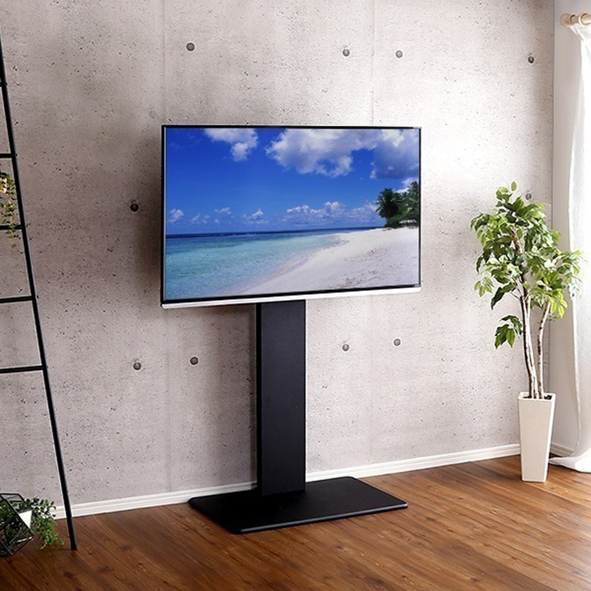 壁寄せテレビスタンド ハイ固定タイプテレビスタンド 壁寄せテレビ台 おしゃれ