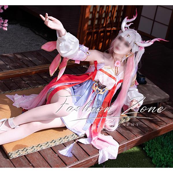 鳴潮 風 今汐 コンシ 桃夭灼灼 コスプレ衣装 ウィッグ 靴 cosplay 衣装 コスチューム ハロウィンイベント 変装 仮装