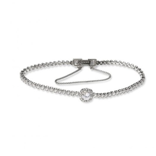 (G)I-DLEチョンソヨン着用 MACIER ソリテアテニスブレスレット 15.5cm