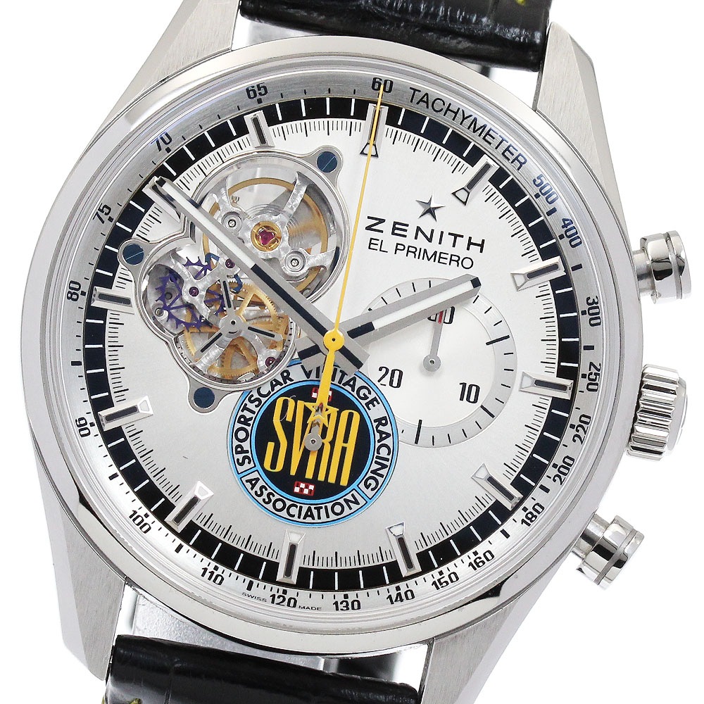 ゼニス ZENITH 03.20411.4061 エルプリメロ クロノマスター1969 SVRA 世界100本限定 自動巻き メンズ 箱・保証書付き_894651【中古】
