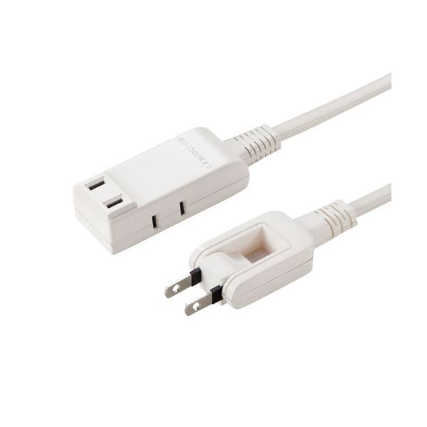 (5個セット) サンワサプライ マイクロタップ 3個口 0.5m ホワイト TAP-M705WX5
