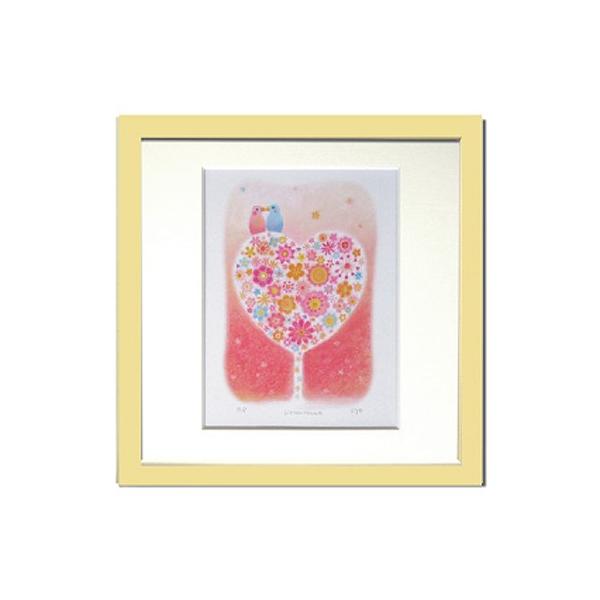 ファブリックパネル アートフレーム ファンタジー 絵本 かわいい 壁掛け ウォールデコレーション Ryo bitter sweet ジグレー版画 320x320mm