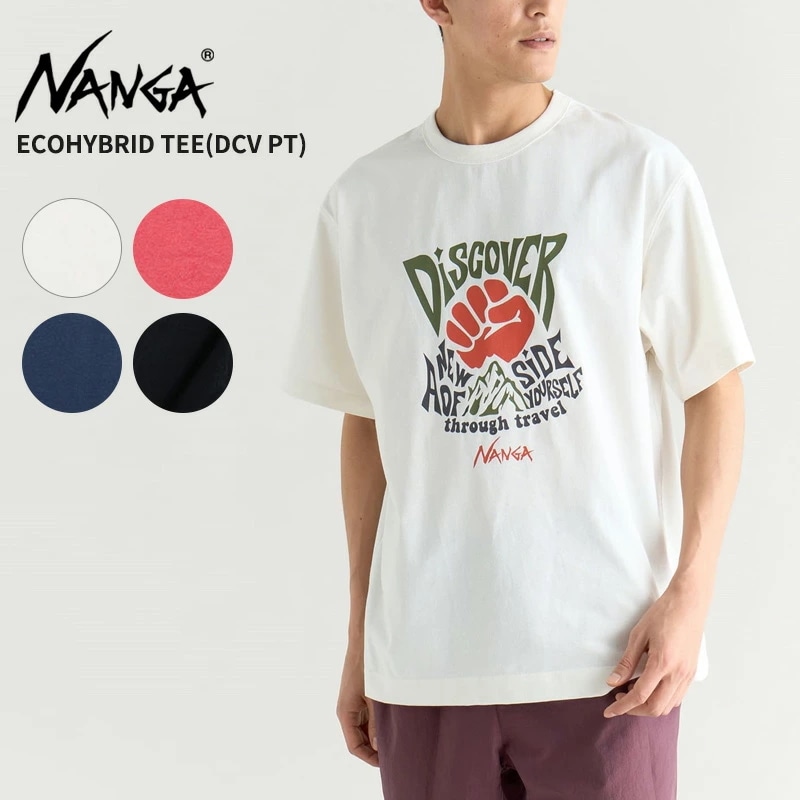 ナンガ ユニセックス Tシャツ エコハイブリッド DCV プリント 半袖 トップス カットソー N2500-1M103C
