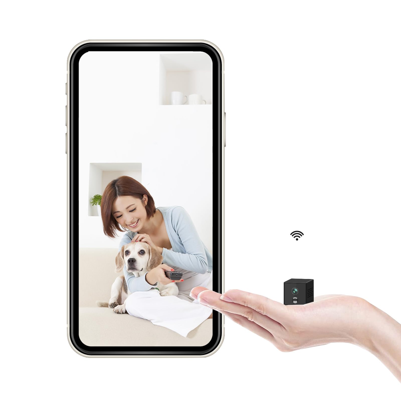 Ｓｍｈｏｒｅｓ 【最大30日間低消費電力録画】WiFi超小型/隠し/スパイカメラ低消費電力長時間録画180日間超長待機ネットワーク接続/移動検出/SDカードオフライン録画録音などの機能HD画質でスマー