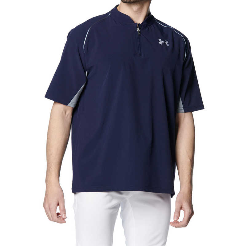 アンダーアーマー　UNDER ARMOUR メンズ UA ヤード ケージ ジャケット Midnight Navy/White XL 1384742 【返品交換不可】　1384742_25FW