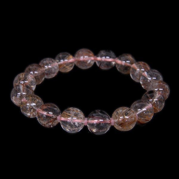 ルチルクォーツ ブレスレット 11mm 1点もの ブレスレット 天然石 パワーストーン