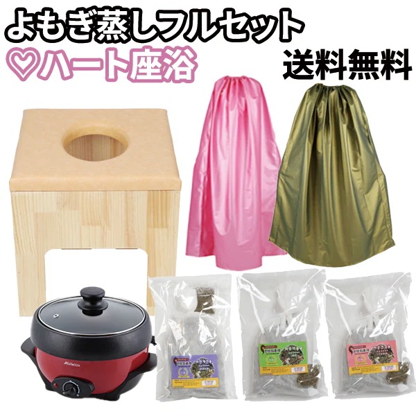 クッションよもぎ蒸しフルセット【送料無料】韓国 よもぎ蒸しセット よもぎ蒸し 韓方材料 韓国産 よもぎサウナ 家庭用 簡単 ダイエット発汗 デトックス ヨモギ蒸し