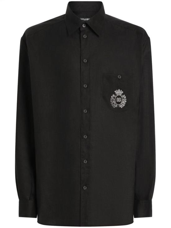DOLCE & GABBANA Men Shirts G5MS2Z FU4IKN0000 Black