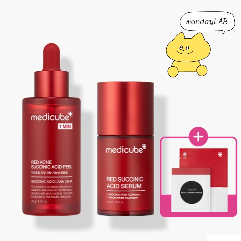 [レッド2点セット]レッド アクネ フィリングセラム サキシニック アシッドフィール 40g+レッドアクネセラム 30ml AHA BHA ニキビ肌 ニキビ跡 色素沈着 韓国コスメ 毛穴