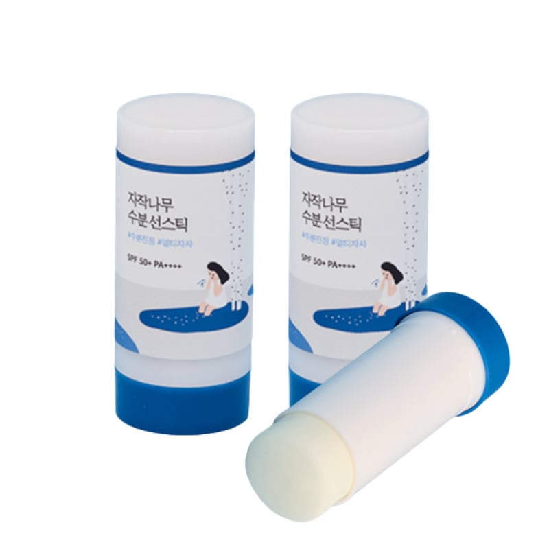 [1+1] ラウンドラップ 白樺 シラカバ 水分 サンスティック 19g SPF50+ PA++++ シラカバ樹液 水分鎮静 マルチザチャチャ