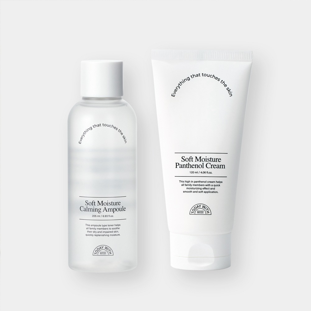 トゥデイウィード毛穴鎮静水分アンプル205ml +パンテノール10％速保湿水分クリーム120ml