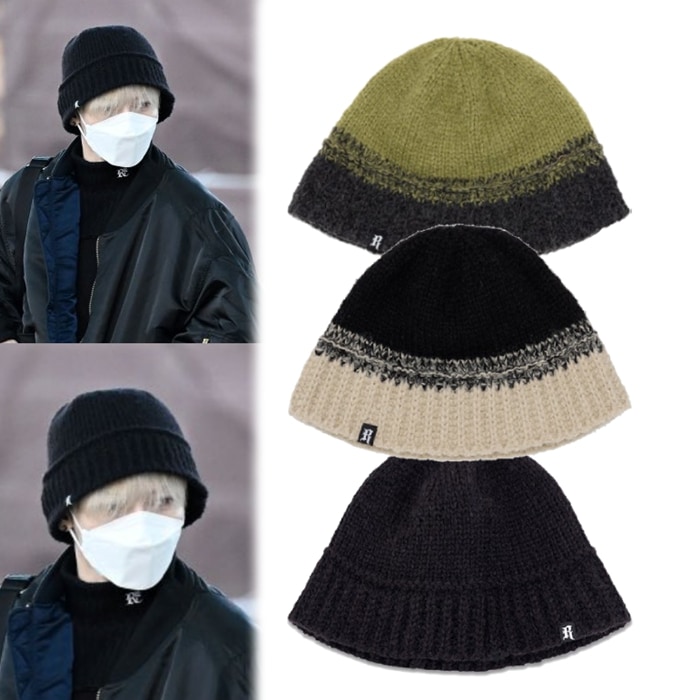 【ATEEZ着用】 アルパカウールルーズビーニー