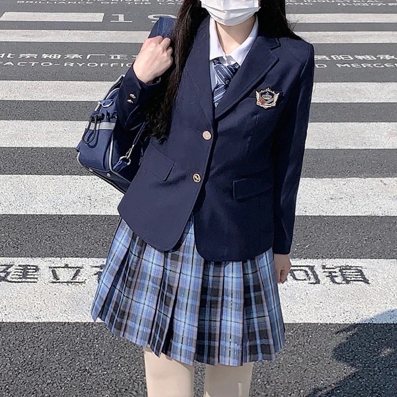 春人気な 2点セット jk制服ブレザー女子用スクールスタイル春スーツ女子学生クラス制服学生服 二点セット制服 卒業式 女の子 セーラー服
