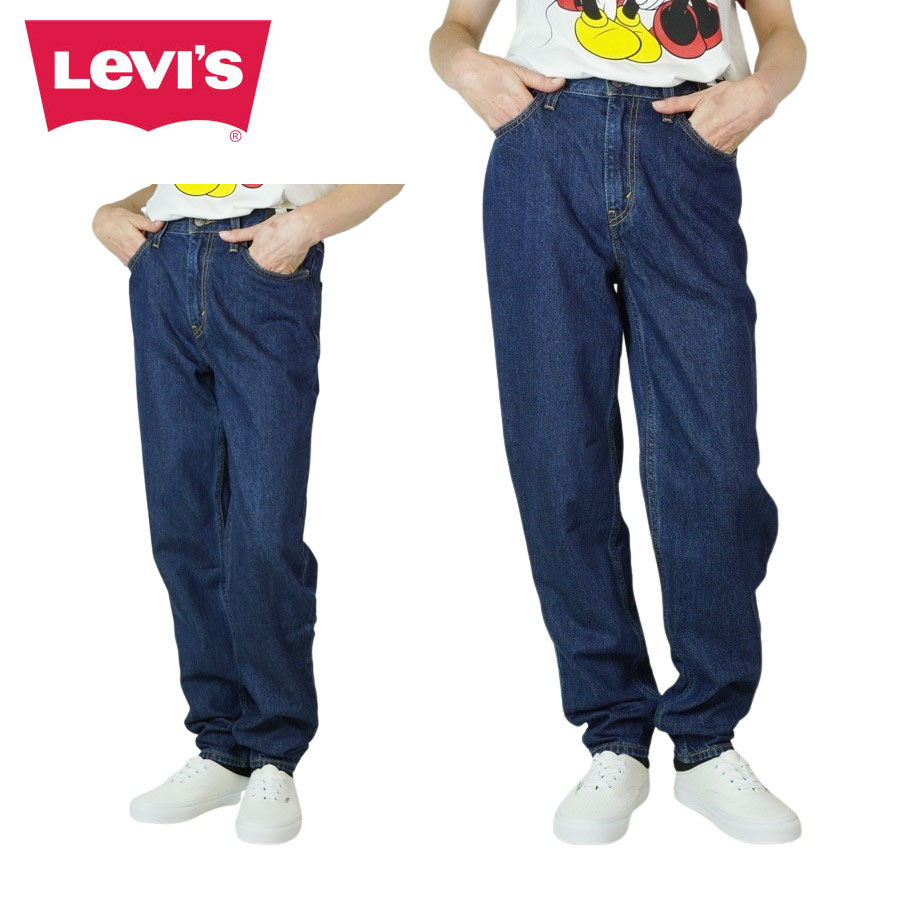 レディース デニムパンツリーバイス LEVIS80s MOM JEANSエイティーンズ マム ジーンズNAVY(ネイビー)デニム ジーンズ ジーパン