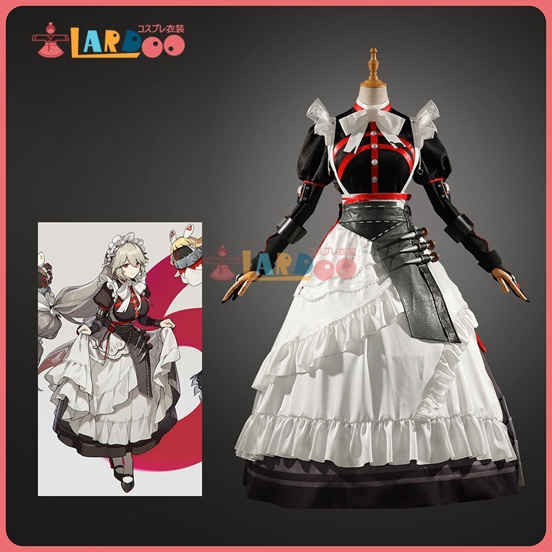 【工場直販 品質保証】 ゼンレスゾーンゼロ ゼンゼロ ZZZ 「ヴィクトリア家政」アレクサンドリナ セバスチャン コスチューム クリノリン付き コスプレ衣装/ウイッグ