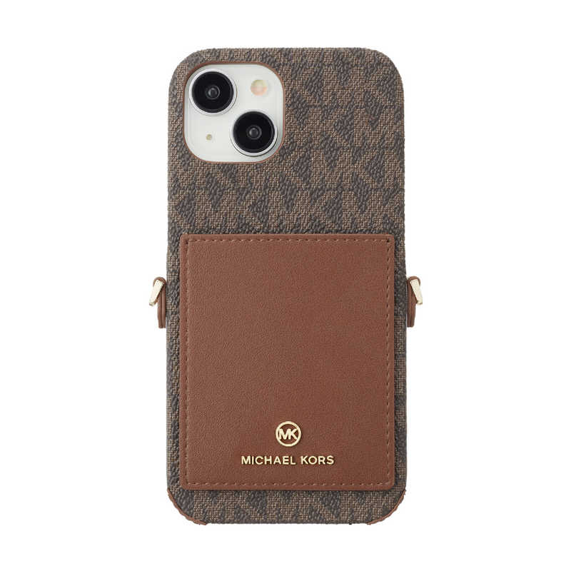 マイケルコース　Wrap Case Pocket with Strap iPhone 15 MICHAEL KORS Brown　MKWSBRWPWIP2361 11,088円