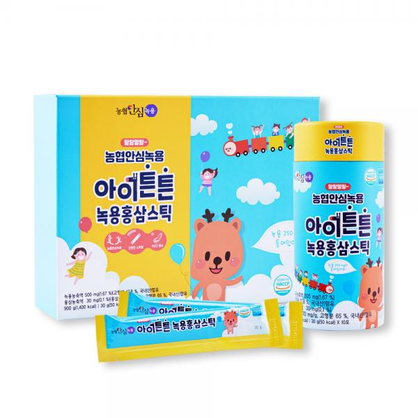 農協安心緑用アイ丈夫緑用紅参スティック 농협안심녹용 아이튼튼 녹용홍삼스틱