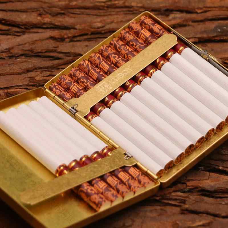 【 迅速な出荷 】シガレットケース 薄型デザイン メンズタバコケース　携帯煙草入れ　おしゃれアクセサリー　収納便利　プレゼント　レトロスタイル 高級感　ゴールドシガレットケース　シルバーデザイン　ハイ