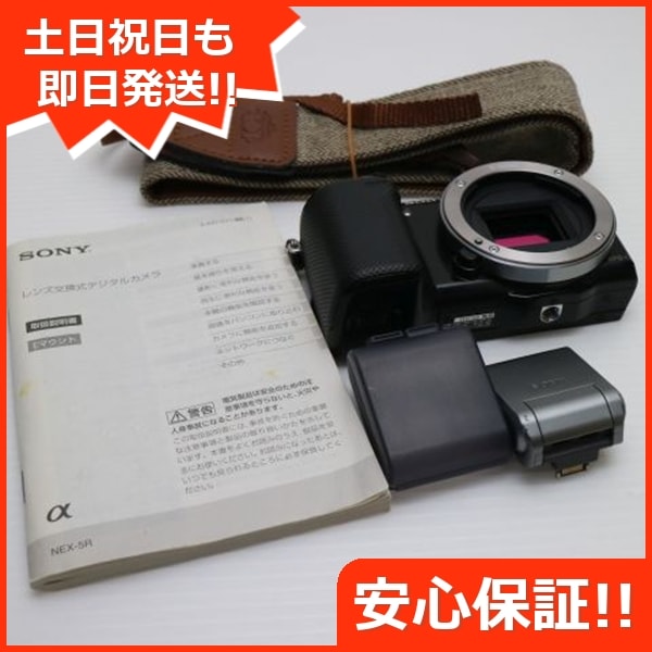 超美品 NEX-5R ブラック ボディ デジ1 SONY 25