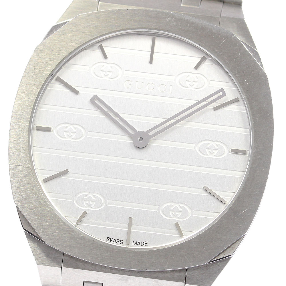 グッチ GUCCI 163.4/YA163402 クォーツ レディース _827296【中古】