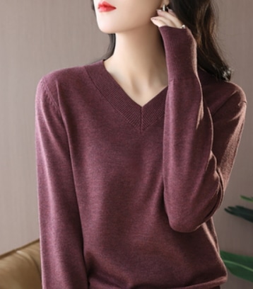 トップス デート モテアイテム ニットソー Vネック 長袖 コットン 大人可愛い きれいめ 上品 おしゃれ かっこいい 大人可愛い ラブリー キュート ガーリー クール モード系 セクシー エレガント