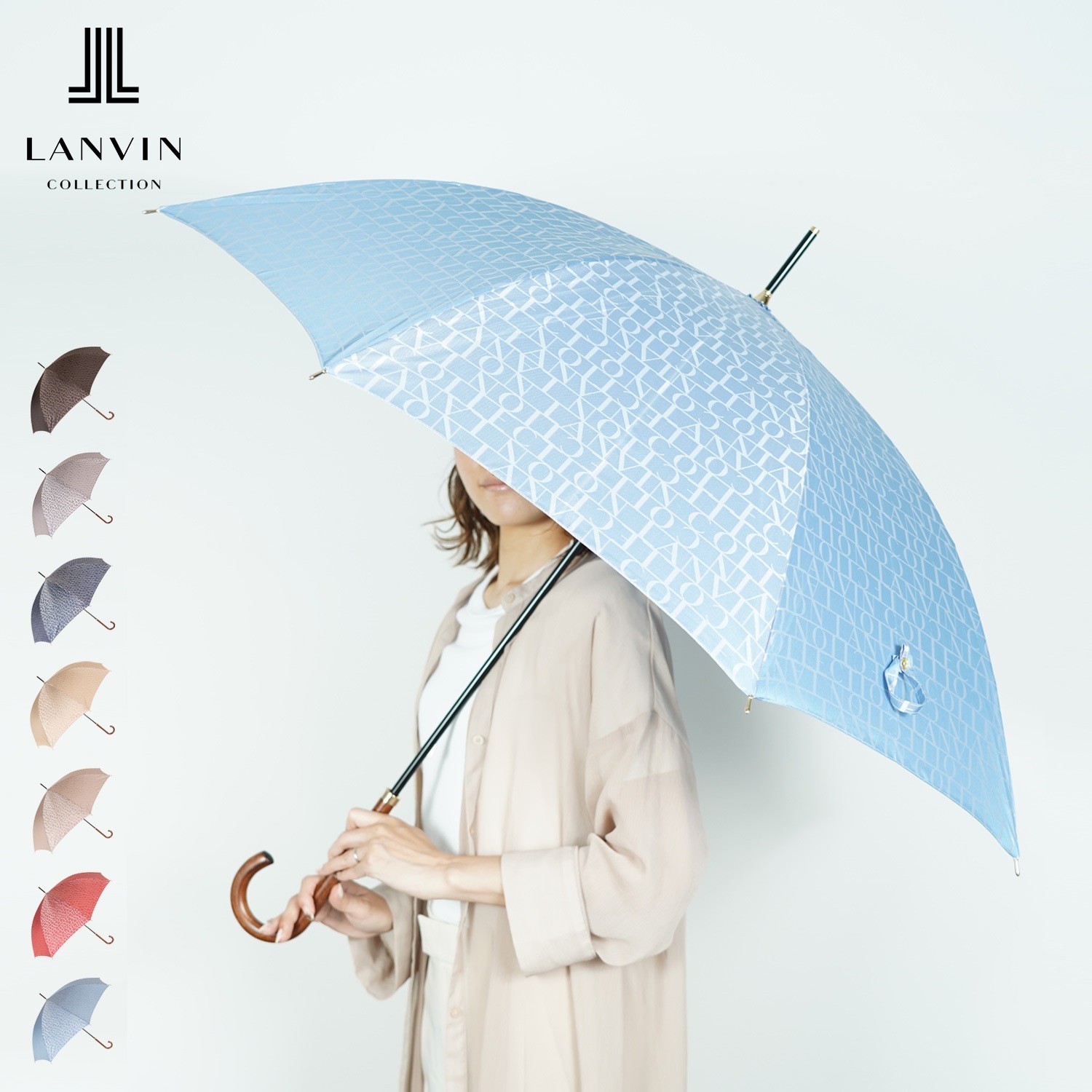 雨傘 レディース 60cm 軽量 LONG UMBRELLA 0576-00 母の日